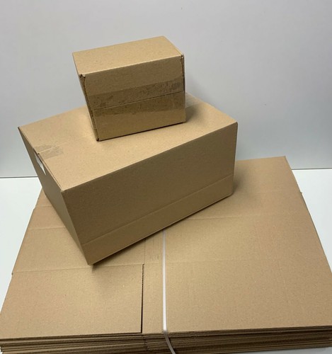 Cardboard boxes single - cardboard, wall