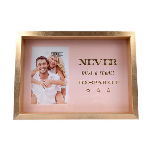 Golden framed photo picture - golden,