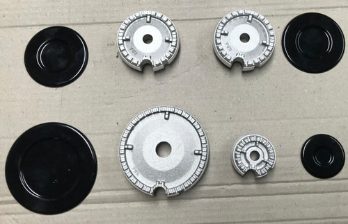 Burner crown head - 4x, cap
