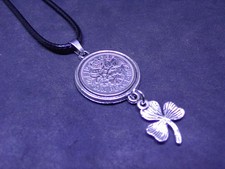 Lucky Sixpence Irish Shamrock