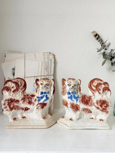 Antique standing staffordshire - antique,