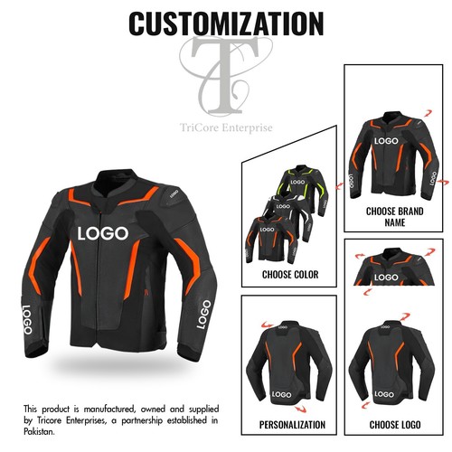 Men leather motorcycle - men’s,