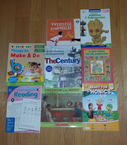 Homeschool curriculum book lot - homeschool,