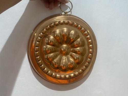 Vintage copper jelly cake - vintage,