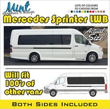 LWB MERCEDES SPRINTER Side Stripes Camper MOTORHOME Decals Stickers Graphics 080