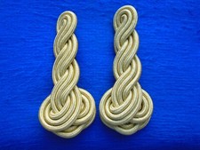 PAIR BRITISH MILITARY GOLD