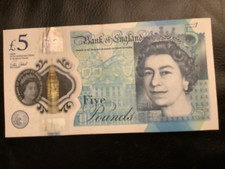 Five Pounds Banknote. £5