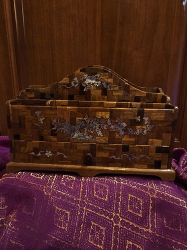 Asian wooden mail drawer made - wooden,