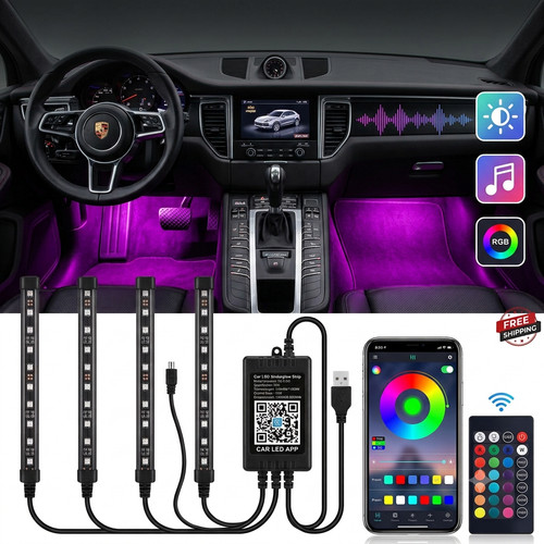 Car interior footwell led - footwell,