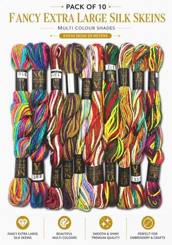 Large silk skeins - large,