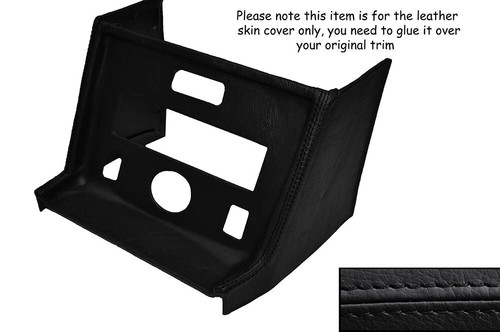 Black stitching centre console - black,