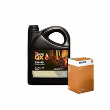 Mahle Knecht Oil Filter Engine Oil Service Kit 5 Litre 5W40 5L Triple QX TQX PD