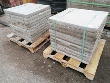 Job Lot Of 10 Used 600x600 (2'×2') Concrete Flags Shed Base Garden Patio  #ST51J