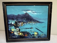 Vintage Abstract MCM OIL