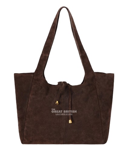 Women double handle suede - handle,