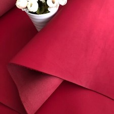 1.0mm Thick Red Smooth Veg Tan Full Grain 100% Real Cowhide Leather