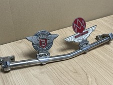 Vintage Aston Martin Owners Club badge & Brough Westmorland Badge With Badge Bar