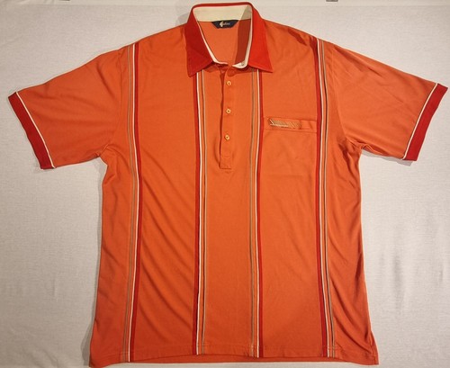 Gabicci men 2xl orange polo - gabicci, men's