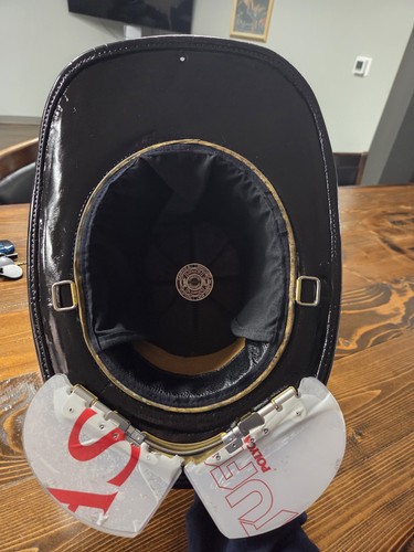 Cairns leather fire helmet - cairns,