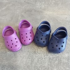 Baby Born Dolls shoes crocs sandals Zapf creation Genuine Baby Born x2