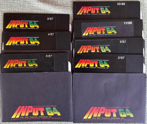 Input 25in floppy disks - 7x, &