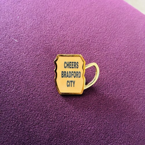 Bradford city badge pint - badge,
