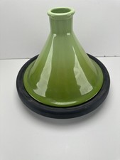 Le Creuset Tagine in Green Cast Iron Ceramic 31cm