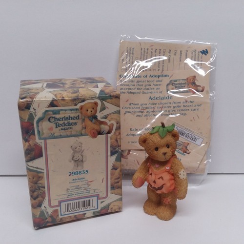 Cherished teddies pumpkin - teddies,
