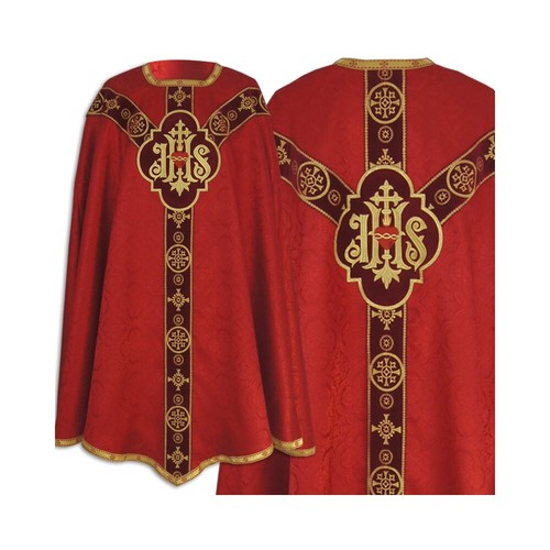 Conical chasuble set red - conical,