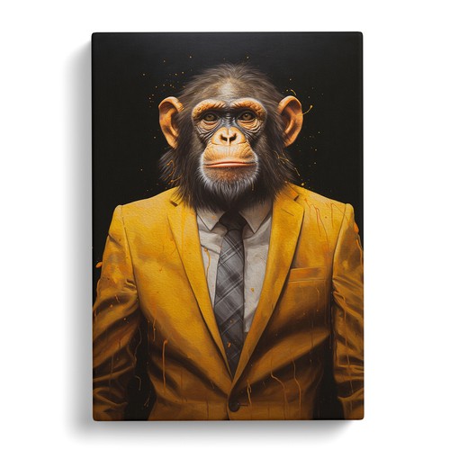 Monkey suit canvas - canvas, wall
