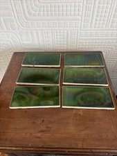6 Antique Green H &R JOHNSON