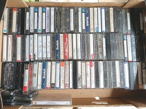 200 used blank - 200, tapes