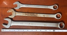 3x Proto + S-K Tools 27mm + 23mm + 21mm Combination Wrench Lot USA Metric 12pt
