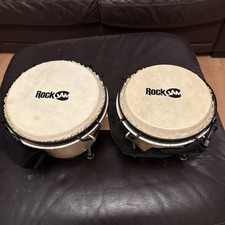 Rockjam Bongo Drum Set Natural