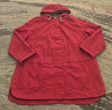 Womans Seasalt Cornwall Square Sail Coat UK 14 Red
