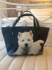 Westie Dog Zip Up Tote Bag -