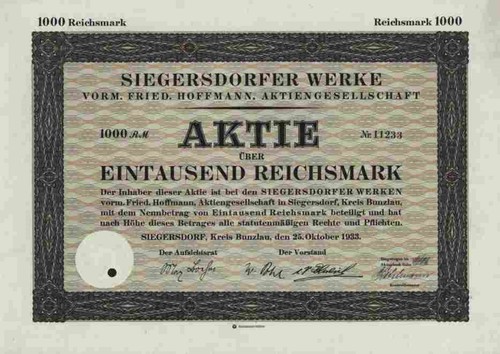 Siegersdorf werke 1933 - siegersdorf,