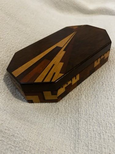 Antique vintage wooden inlaid - antique/vintage,