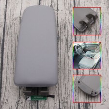 Gray leather armrest centre - leather,
