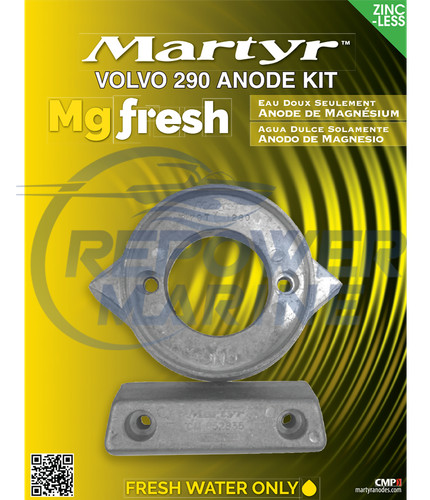 Martyr magnesium anode kit - magnesium, for