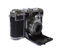 Zeiss Ikon Contessa 35 selenium metered coupled rangefinder folder 45/2.8 Tessar