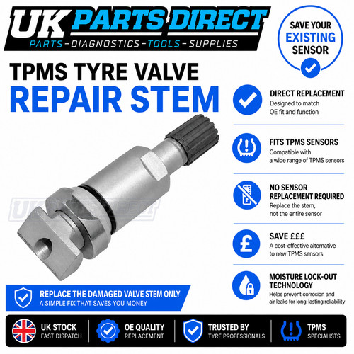 Tyre valve repair stem - stem, for