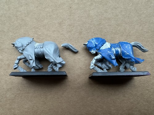 Bretonnian knights steed - knights, x2