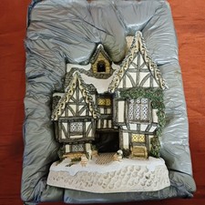 DAVID WINTER Scrooge's School Cottage Charles Dickens Christmas 1992