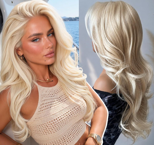 Blonde highlight bodywave - highlight,