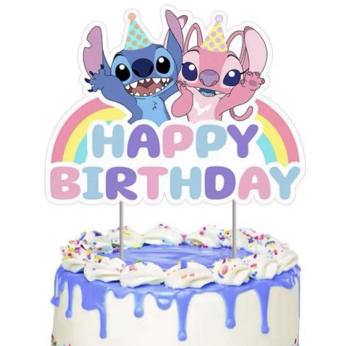 Stitch theme cake topper - ,