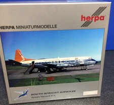 HERPA - 1/200 - VICKERS VISCOUNT 814  SOUTH AFRICAN AIRWAYS, RARE!