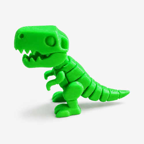 Green dinosaur action - green,