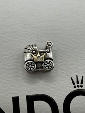 Genuine Pandora Royal Baby 2013 Charm 791209CZ Silver/14ct Gold Retired
