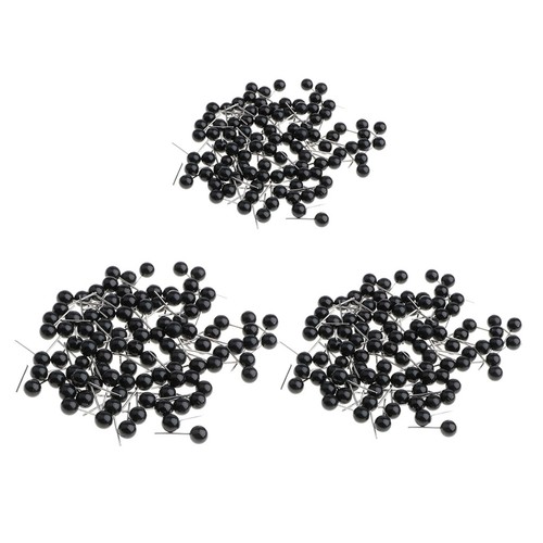 150 pairs 6mm black - 150, 4-6mm